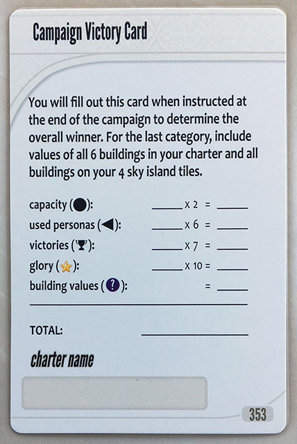 Charterstone Card 353