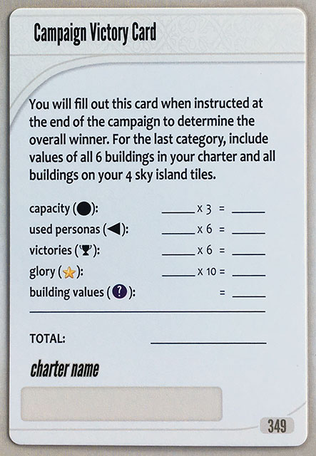 Charterstone Card 349