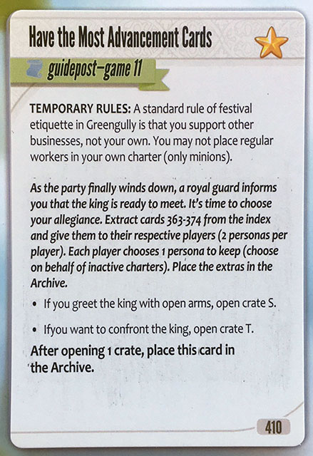 Charterstone Card 410 Revealed