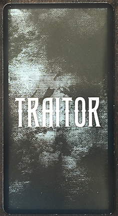 Traitor Card Back