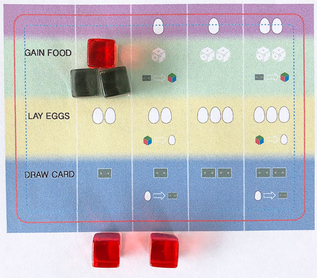 Player Board with 8mm cubes