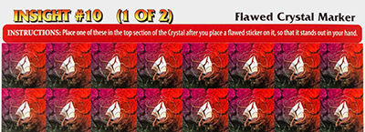 Aeon's End: Legacy - Flawed Crystal Stickers 1
