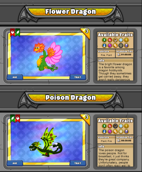 Poison and Flower dragon