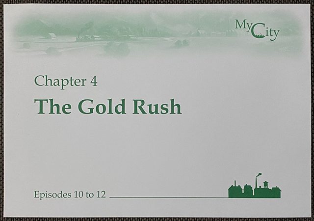 My City Envelope 4 - The Gold Rush