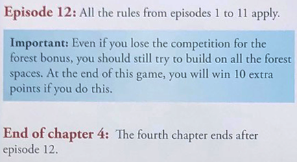 My City Rules for Episode 12