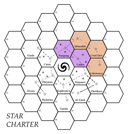 Star Charter - Game 7 Map